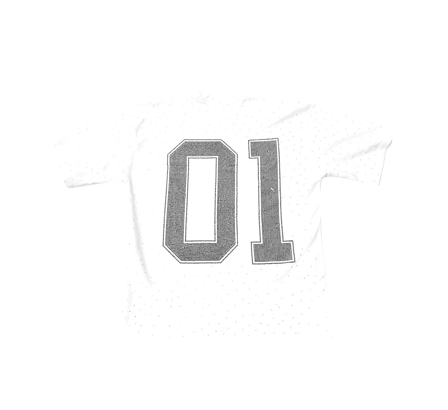 "Noir 01" White Tee