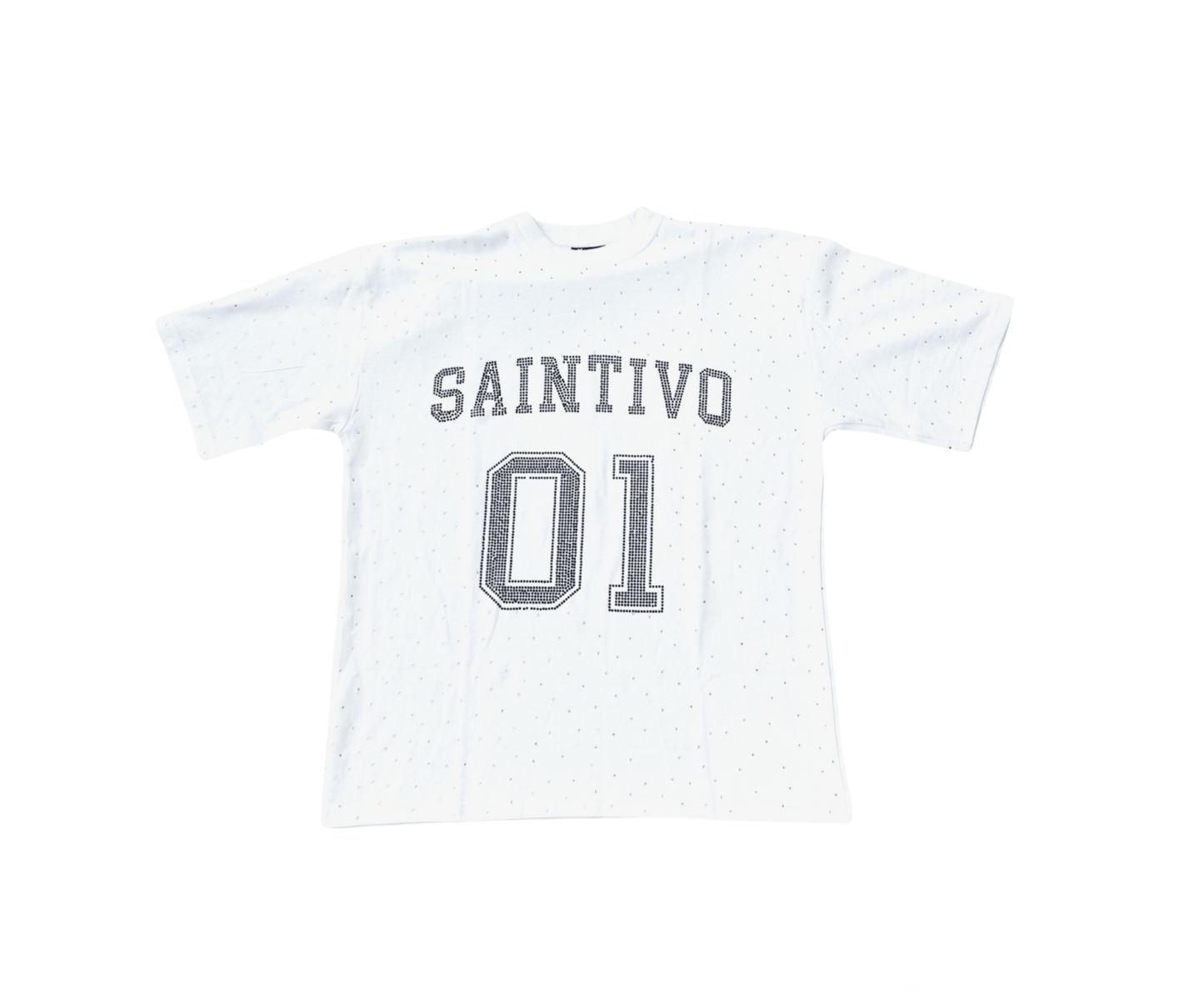 "Noir 01" White Tee